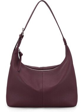 Genuine Leather Slouchy Hobo Bags for Women, Work Shoulder Purses